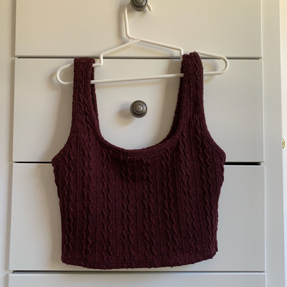 y2k knit tank top